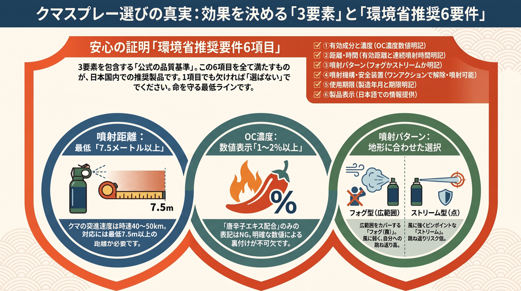 クマスプレー効果の真実|家族を守る選び方と使い方完全ガイド